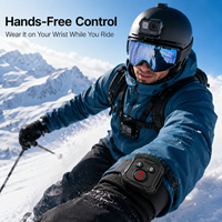 Télécommande sans fil étanche D10 pour caméra d'action GoPro Hero 13 12 11 10 9 - Accessoires