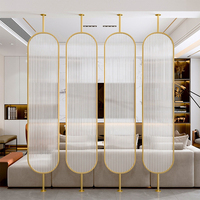Paravents décoratifs en acier inoxydable personnalisés modernes, pour l'intérieur et l'extérieur, paravents de séparation de pièce