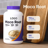 Capsules de Maca Noire OEM avec Ginseng et Ashwagandha – Complément Énergétique Herbal – Fabrication Usine