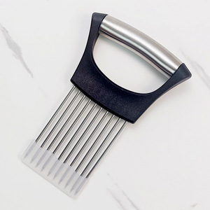 Wholesale Manual Stainless Steel Onion Slicer Metal Material <b>Fruit</b> <b>Vegetable</b> Fixer Meat Tenderizer Cutter <b>Tool</b> for Rings Needles - Product Image 6