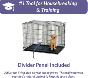 Las jaulas de metal para perros medianos a grandes con estantes y cajas para perros de tubo cuadrado grueso fáciles de mover provienen de la fábrica de origen - Product Image 2