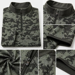 เสื้อสเวตเชิ้ตผู้ชายลายพรางคุณภาพสูง ระบายอากาศได้ดี น้ำหนักเบา เหมาะสำหรับกอล์ฟ มีซิป ¼  พร้อมโลโก้แบบกำหนดเอง - Product Image 3