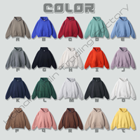 Sweat-shirts et hoodies pour hommes en coton et polyester, molleton épais, surdimensionnés, avec logo personnalisé imprimé