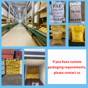 Bột màu vàng Pac 28% polyaluminium clorua Polymer cho bùn khử nước và chất thải đô thị - Product Image 5