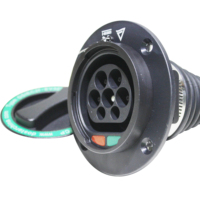 Chargeur EV Duosida 22 kW, prise de type 2, IEC 62196, prise de charge EV de type 2, prise de charge EV mâle de type 2