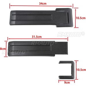 Cubierta Decorativa para la Bisagra del Soporte de la Llanta de Repuesto del Portón Trasero para Jeep JK Wrangler 2007-2017, Accesorios para Carrocería - Product Image 3