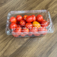 Boîtes à légumes jetables en PET transparent, emballages en plastique ventilés pour fruits frais de 500g/1kg