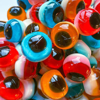 Boule pour les yeux de bonbons mous Halal Gummy Candy Eyeballs
