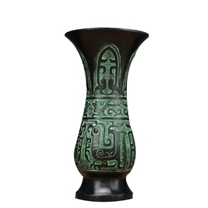 Vase Antique en Bronze Jingciren Boutique Fu Geng Heckles – Ornements en Bronze, Collection d'Articles Anciens, Décorations d'Intérieur, Musée - Product Image 5
