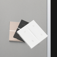 Villa de style luxe maison boutons sans fil Zigbee interrupteur intelligent panneau en plastique interrupteur d'éclairage mural standard ue avec commande vocale APP