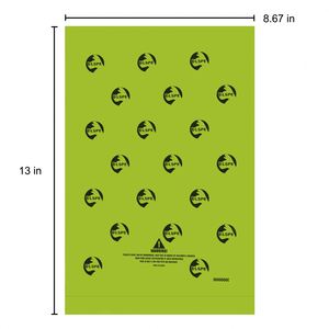 Cornstarch Based <b>Compostable</b> Sustainable to Plastic Breaks Down Naturally Reducing Environmental Paw Print Dog Poop Bags - Product Image 1