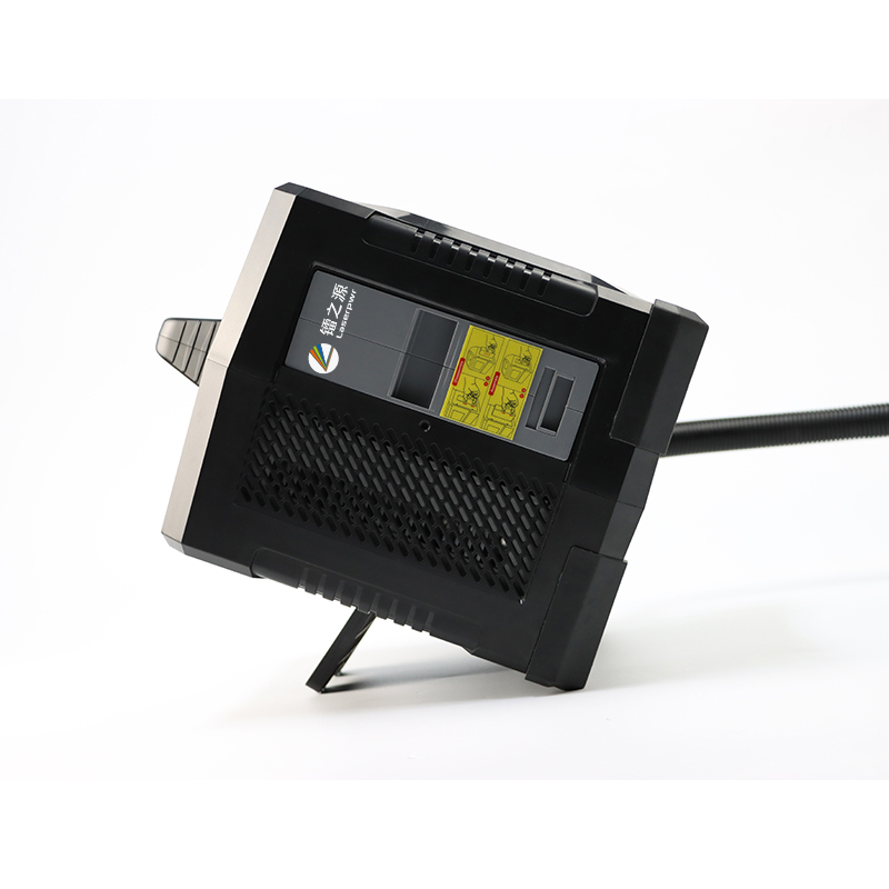 Portable Mini Handheld Laser Marking Machine 50W Touch Screen Iron Copper PVC Fiber Metal Wire Mesh Supports DST PLT Graphic