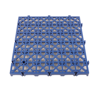 Plancher de garage antidérapant et antichute Panneau de drainage pour atelier de lavage de voiture Grille portante Conception de rainure sans creusement Revêtement de sol en plastique