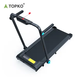 TOPKO Tapete de caminhada dobrável para queima de gordura silencioso, novo para uso doméstico, para exercícios de fitness em ambientes internos, esteira dobrável para perda de peso