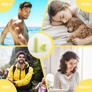 ผู้ผลิต <span class=keywords><strong>OEM</strong></span> จากจีน ที่อุดหูโฟมนุ่มแบบใช้แล้วทิ้ง คืนตัวช้า สวมใส่สบาย ป้องกันเสียงรบกวน - Product Image 6