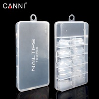 CANNI Gel À Ongles Conseils 100 pièces/boîte Venalisa Nail Art Gelée Épaisse Acrylique Ongles Prolonger Poly Gel Utilisé En Plastique Faux Cristal Conseils