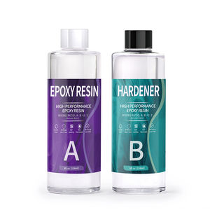 16oz Sets 1:1 High Transparent Yellowing Resistant Non-toxic Two Component Epoxy Resin and Hardener for Packing & <b>Construction</b> - Product Image 3