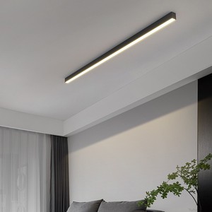 Plafonnier LED linéaire long moderne en aluminium, indice de protection IP65, dimmable, pour usage résidentiel, couloirs, balcons, chambres à coucher, salles à manger - Product Image 3
