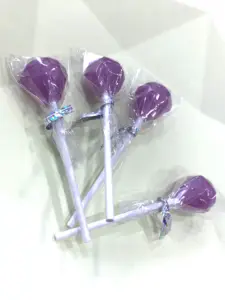 Crystal Hard Lollipop Diamond Shape Lollipop Colorful Fruit Lollipop