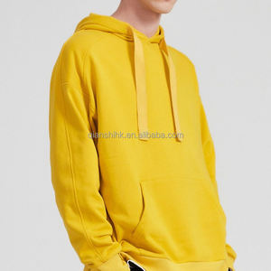 Sweats à capuche unisexes personnalisés de haute qualité 100% coton sweat à capuche en polaire éponge française Essential Heavyweight sweats à capuche surdimensionnés en vrac en gros - Product Image 4