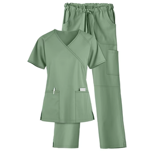Tuta sanitaria clinica ad asciugatura rapida per uomo e donna set di Scrub medici elasticizzati per chirurghi studenti infermieristici uniformi ospedaliere - Product Image 2