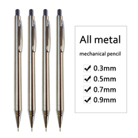 Lápiz mecánico HB para dibujo y escritura, Logo personalizado, 0,5/0,7/1,3/2,0mm