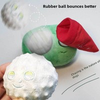 Jouet en coton coréen écologique pour animaux de compagnie Nouveau Fun Ins Spot Golf Design Durable Nourriture Cachée Reniflant Chats Chiens Jouet Anneau Papier
