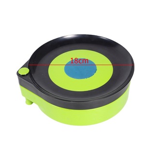 Bandeja para cebo de pesca de 18 cm, tazón magnético de plástico para cebo, accesorios para pesca de carpa en agua dulce. - Product Image 1