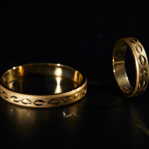 Beste Aanpasbare Klassieke Trouwring Voor Mannen En Vrouwen Solide 10K 14K 18K Goud Gesneden <span class=keywords><strong>Moissanite</strong></span> Sieraden Voor Koppels Of Cadeau - Product Image 4