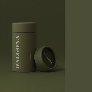 Envases redondos negros de café de lujo ecológico, embalaje cilíndrico de grado alimenticio, tubo de papel de café hermético para café - Product Image 4