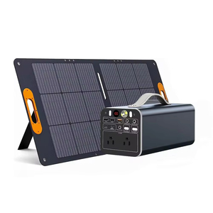 Station d'alimentation solaire portable d'origine 500W avec batterie lithium-ion, USB et lumière LED pour le camping en extérieur - Product Image 4