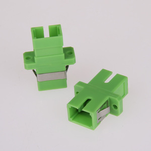 APC SM Simplex Fiber optik adaptör konnektörü SC hızlı bağlantı mavi/gri PC ABS FTTH sistemi - Product Image 3