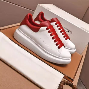 Chaussures de marque de luxe en cuir véritable, chaussures de tennis à semelle épaisse d'hiver, tendance de la mode, respirantes et légères - Product Image 1