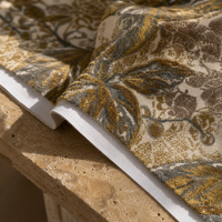 Tissu de canapé en velours jacquard en gros, tissu d'ameublement tricoté pour housse de canapé