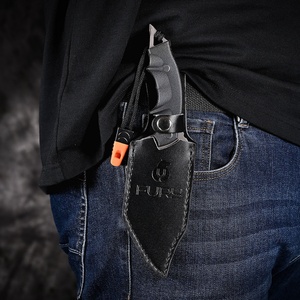 มีดใบตายคุณภาพสูง วัสดุสแตนเลส ยาว 200 ซม. ปลายมีดแบบ Drop Point สำหรับกิจกรรมกลางแจ้ง แคมป์ปิ้ง ด้ามจับพลาสติก รับผลิตแบบ DIY และ OEM - Product Image 4