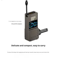 Adaptateur de charge ignifuge USB-C vers DC à angle droit JILIAN Industry PD 100W avec affichage numérique et surveillance de la puissance pour ordinateur portable CF/DC-SX