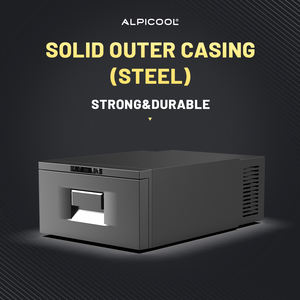 Réfrigérateur-congélateur portable électrique à tiroir Alpicool D30 de 20,7 L pour voiture, <span class=keywords><strong>camion</strong></span>, mini-réfrigérateur à compresseur DC 12V 24V pour <span class=keywords><strong>camion</strong></span> - Product Image 3