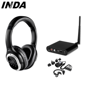 3 Kênh transmitter, im lặng Disco RF Không Dây Tai Nghe và transmitter UHF - Product Image 5