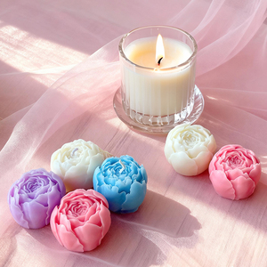 Candela a Forma di Bocciolo di Rosa, Bouquet Floreale Profumato, Regalo per Donne, Arredamento di Lusso per la Casa, Aromaterapia - Product Image 3