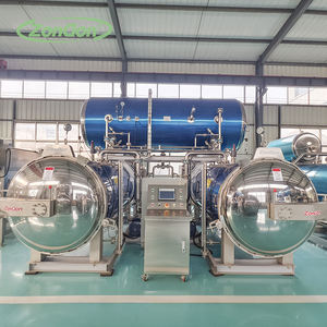 Volautomatische Grote Hoofdzak Verpakking Vacuümzak Ei Vlees Maïs Voedsel <span class=keywords><strong>Parallel</strong></span> Water Bad Sterilisator Retort Autoclaaf - Product Image 1