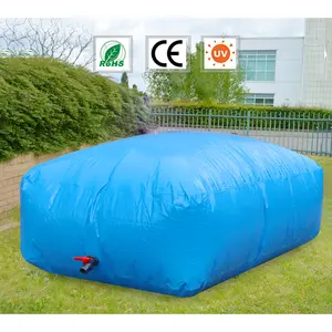 50L 500L 5000L 50000L Reusable CE UV Large Water Storage Bladder 500 Gallon 100m3 Plastic Water Tank Citerne Souple 500000l