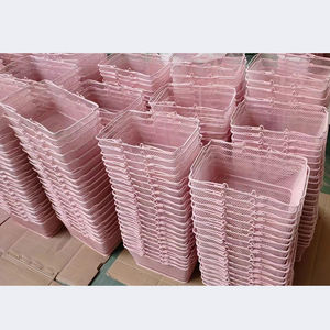 Vente Directe d'Usine Panier <span class=keywords><strong>de</strong></span> Magasin <span class=keywords><strong>de</strong></span> Cosmétiques Panier d'Achat <span class=keywords><strong>de</strong></span> Détail pour Épicerie Petit Panier <span class=keywords><strong>de</strong></span> Supermarché Rose Personnalisé - Product Image 6