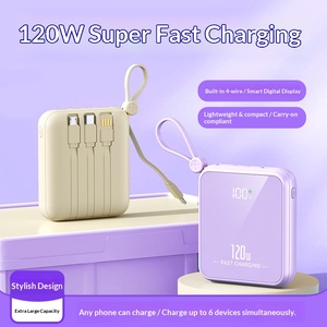 Banco de Energía de Carga Súper Rápida de 120 W, Banco de Energía de Gran Capacidad de 20000 mAh con Cable Integrado - Product Image 3