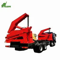 Camion porte-conteneurs de 37 tonnes avec élévateur latéral