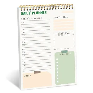 Custom Design A5 Update Planner Meal Plan Expense Tracker Shopping List Planner Weekly Daily Journal Spiral Planner