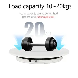 Electric 360 Degree Rotating Turntable 35cm 14 Inch T Shape Turntable For Display Or Photo/Video Shoot