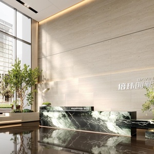 Экологически чистый гибкий материал для облицовки камня с 3D-печатью, легко очищенные наружные стеновые панели, облицовочная плитка из травертина - Product Image 2