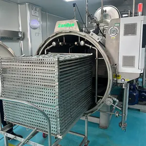 Autoclave Retort Sterilizer ZONGON Machinery Automatic Steam Food Retort Sterilizer Autoclave For Pouch Coconut Gel