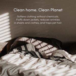 Adoucissant pour tissus naturel Boules de séchage en laine Réutilisables Écologiques Réduit les plis des vêtements Durée de séchage Laine de Nouvelle-Zélande biologique - Product Image 5