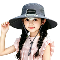 Topi Kipas Tenaga Surya / USB yang Dapat Bernapas |   Kecepatan Angin Dapat Disesuaikan Ukuran Kepala Dengan Tali Dagu |   Topi Pelindung Sinar UV untuk Aktivitas Luar Ruangan